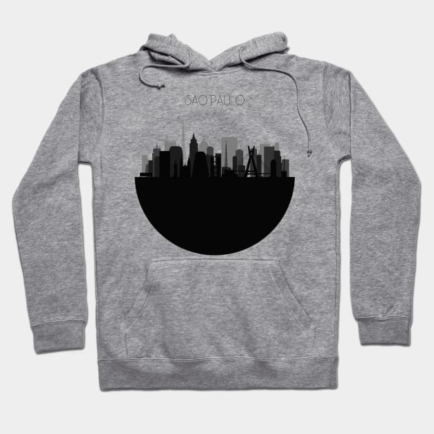 Sao Paulo Skyline Hoodie by inspirowl